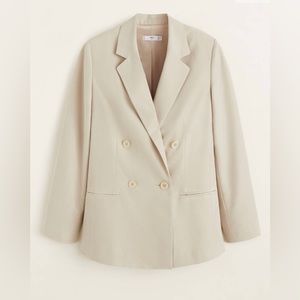 [BRAND NEW] MANGO MODAL-BLEND SUIT BLAZER (size 2)